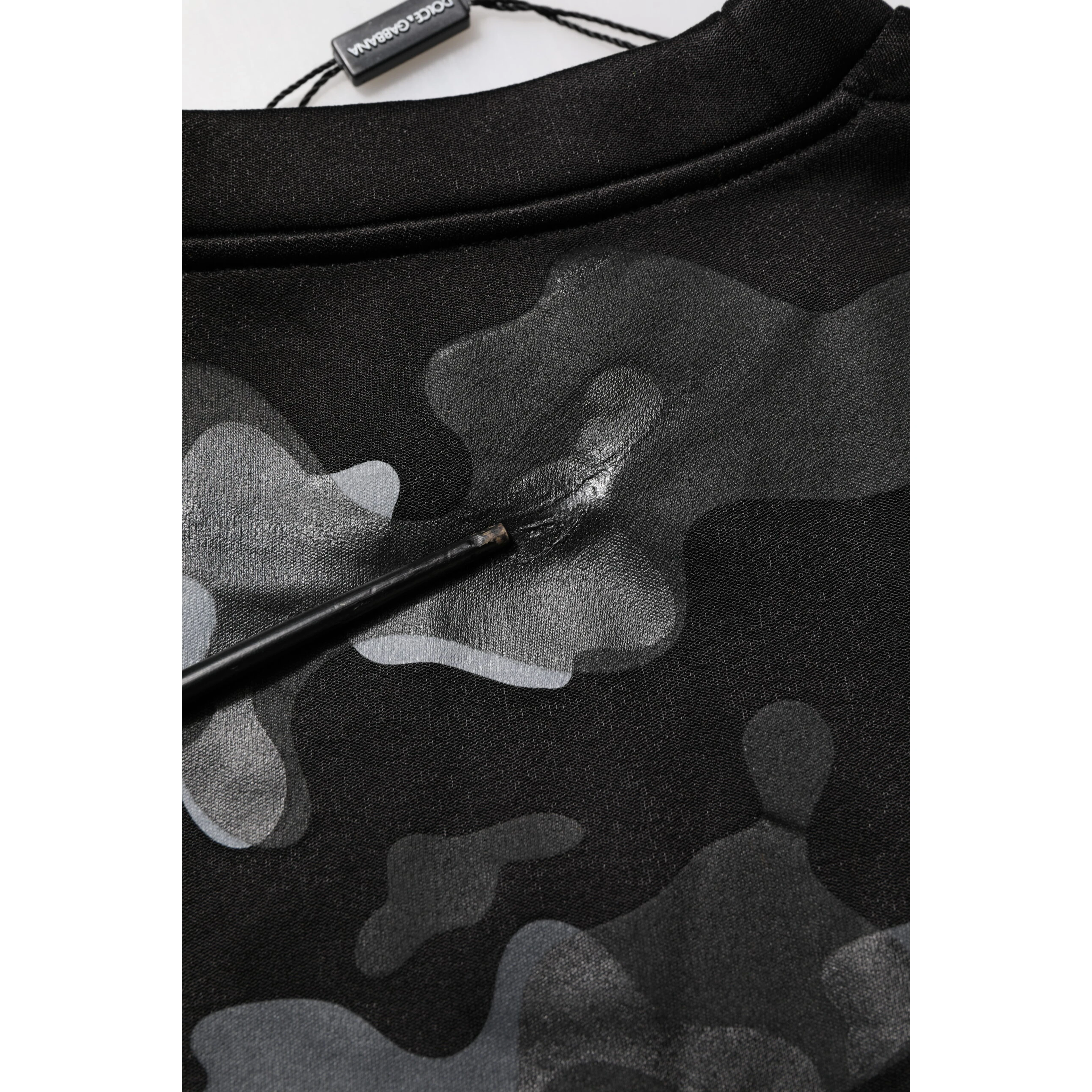 Black Camouflage Pullover Sweatshirt Sweater