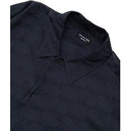 Gray Viscose Dress Shirt