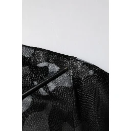 Black Camouflage Pullover Sweatshirt Sweater
