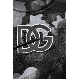 Black Camouflage Pullover Sweatshirt Sweater