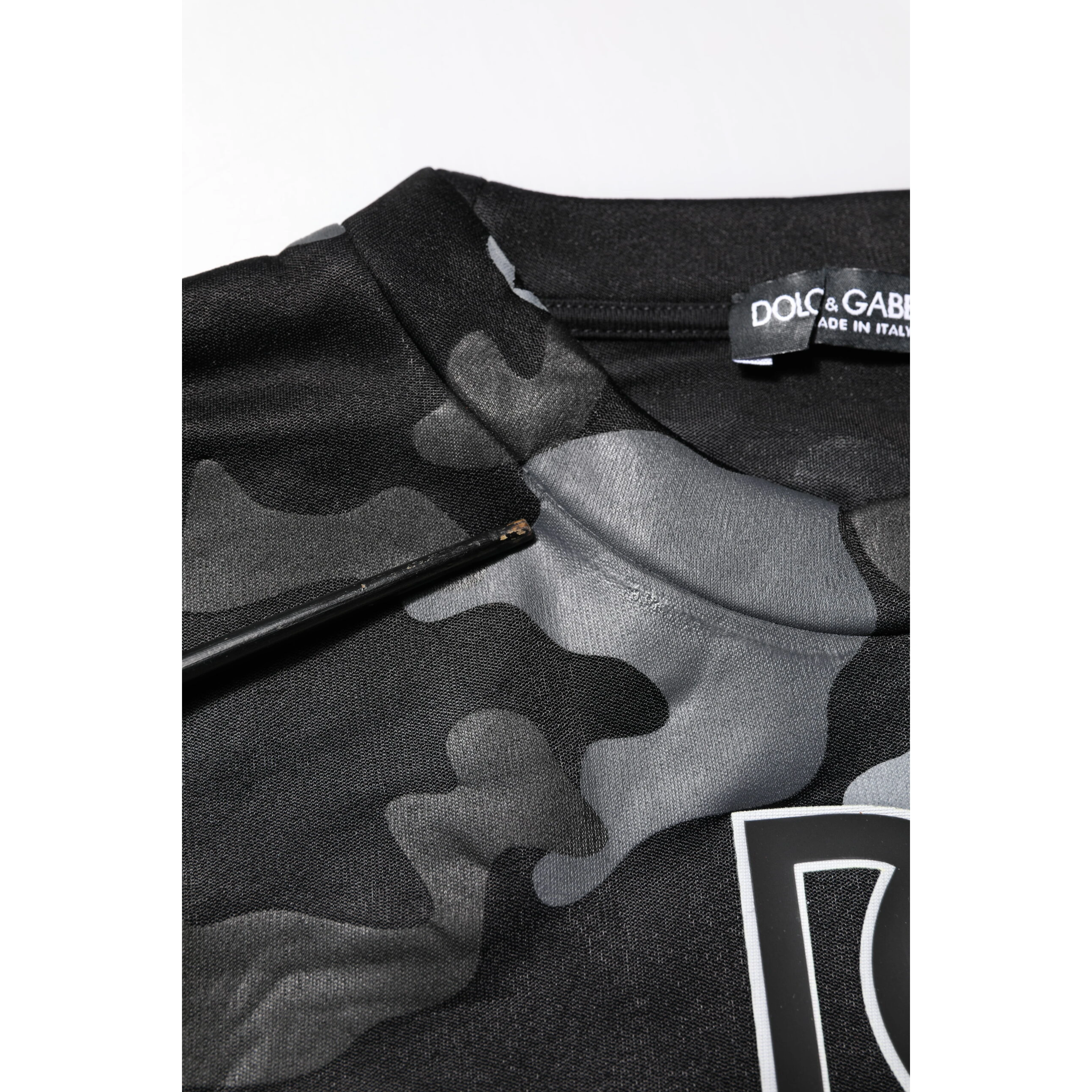 Black Camouflage Pullover Sweatshirt Sweater