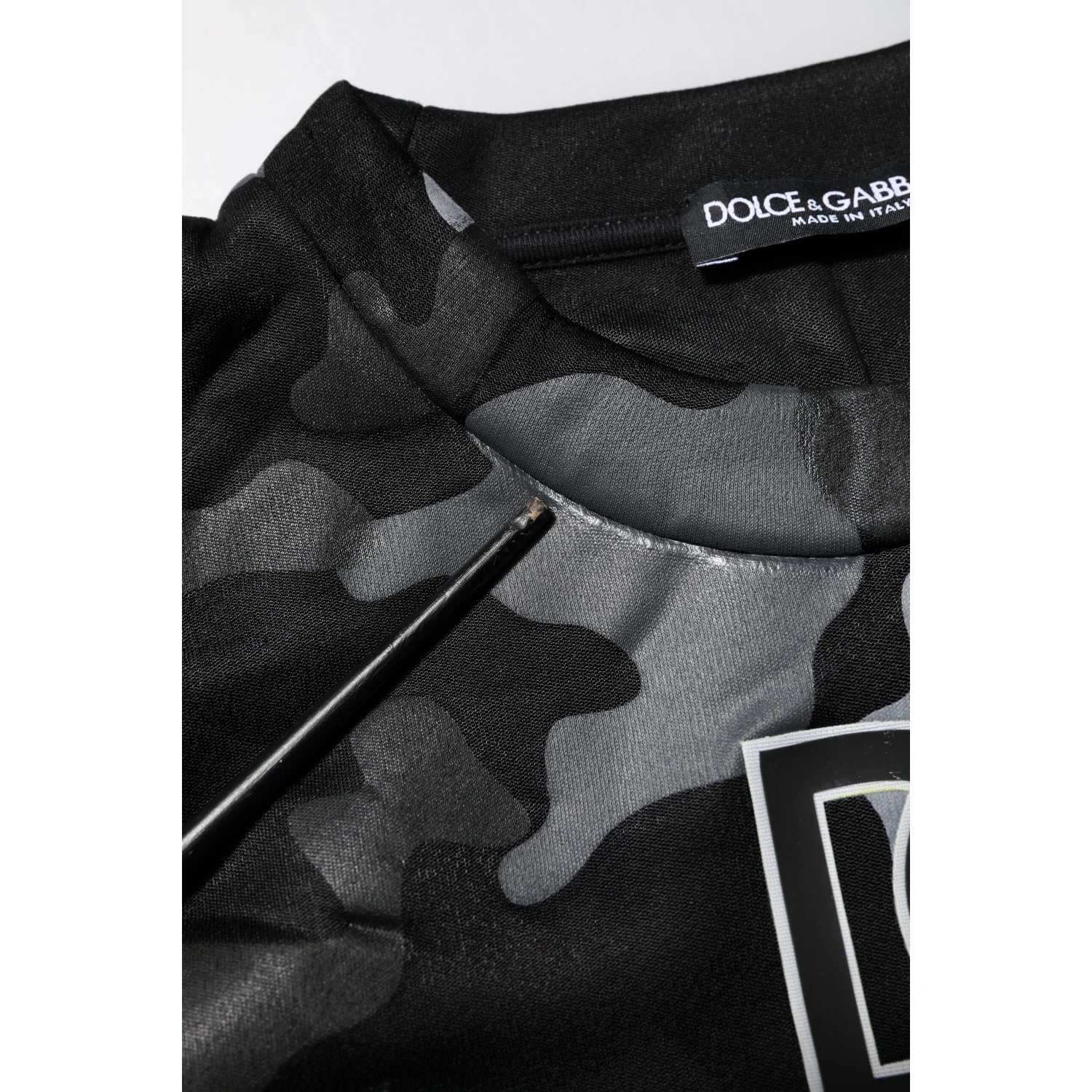 Black Camouflage Pullover Sweatshirt Sweater