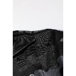 Black Camouflage Pullover Sweatshirt Sweater