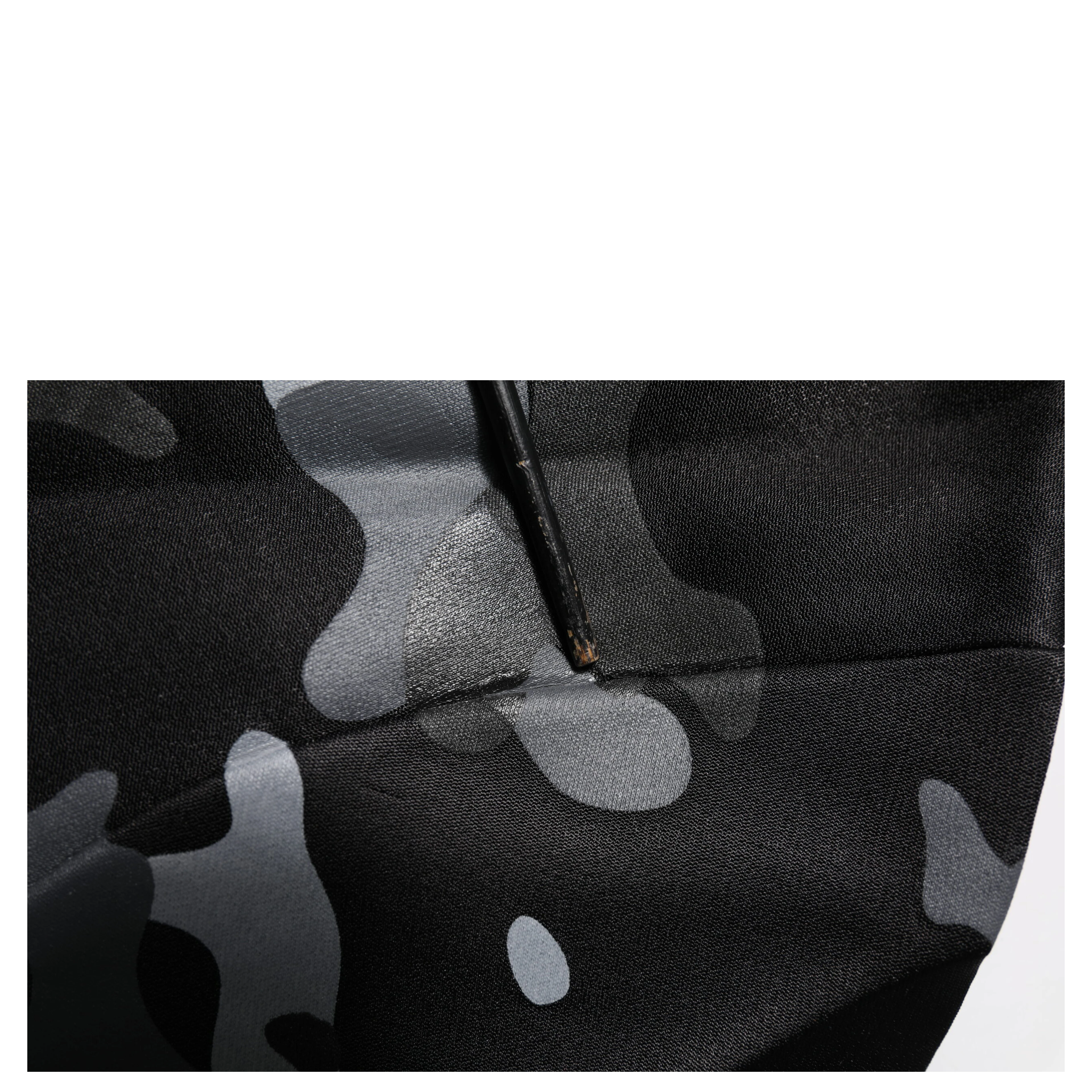 Black Camouflage Pullover Sweatshirt Sweater
