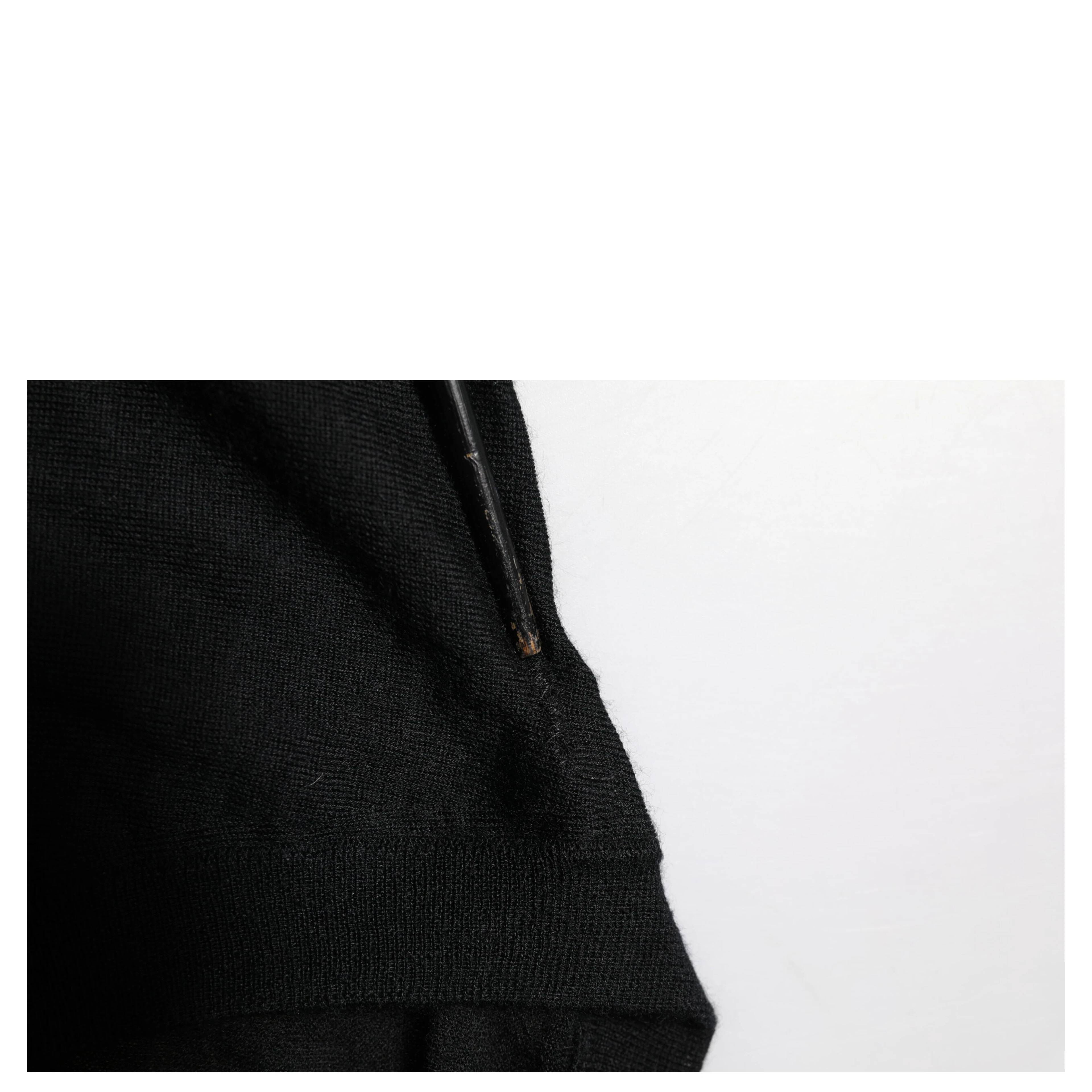 Black Cashmere Crewneck Men Pullover Sweater