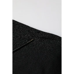 Black Cashmere Crewneck Men Pullover Sweater