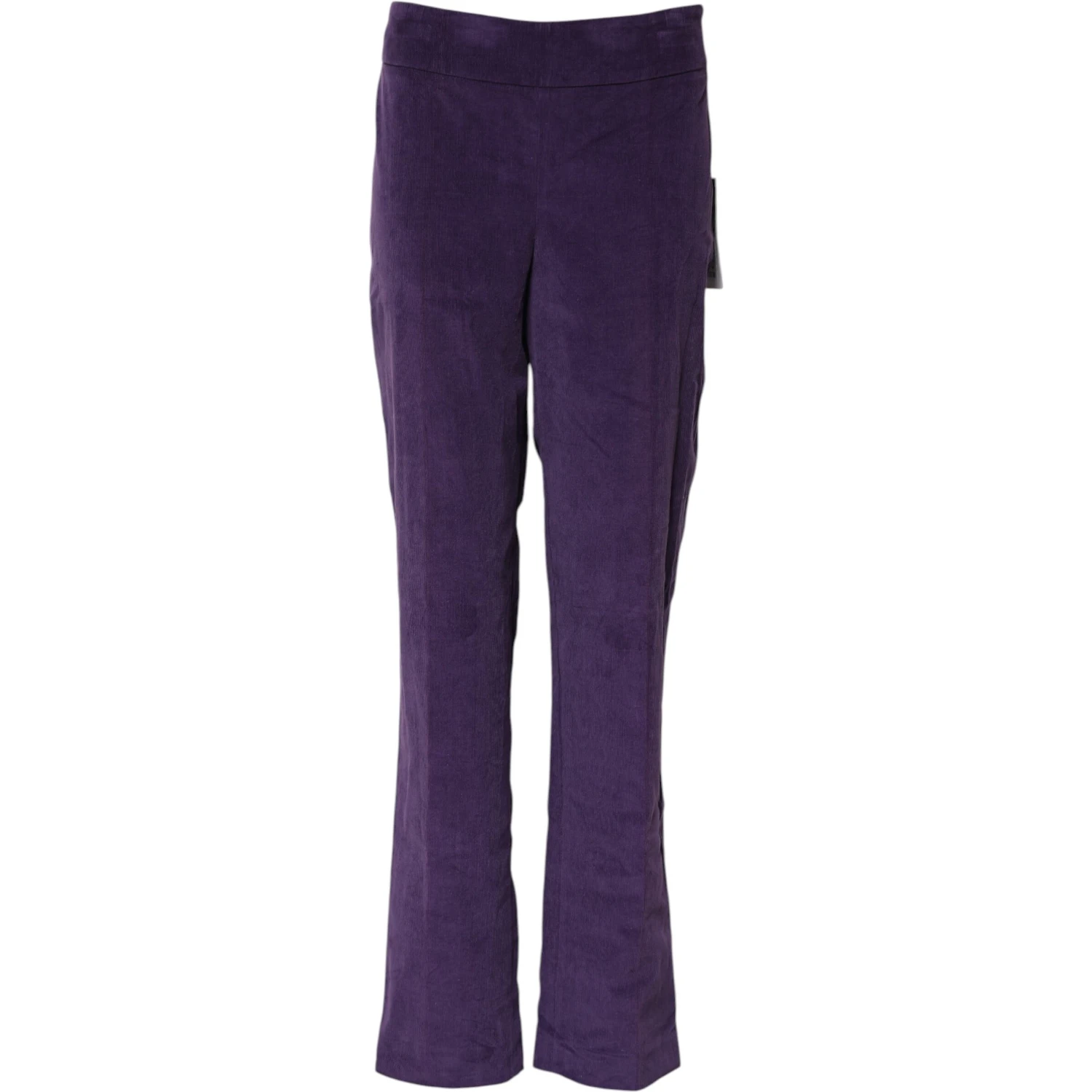 Purple High Waisted Flared Pants