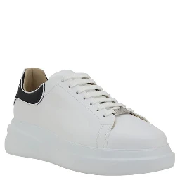 White Rubber Low Top Sneakers
