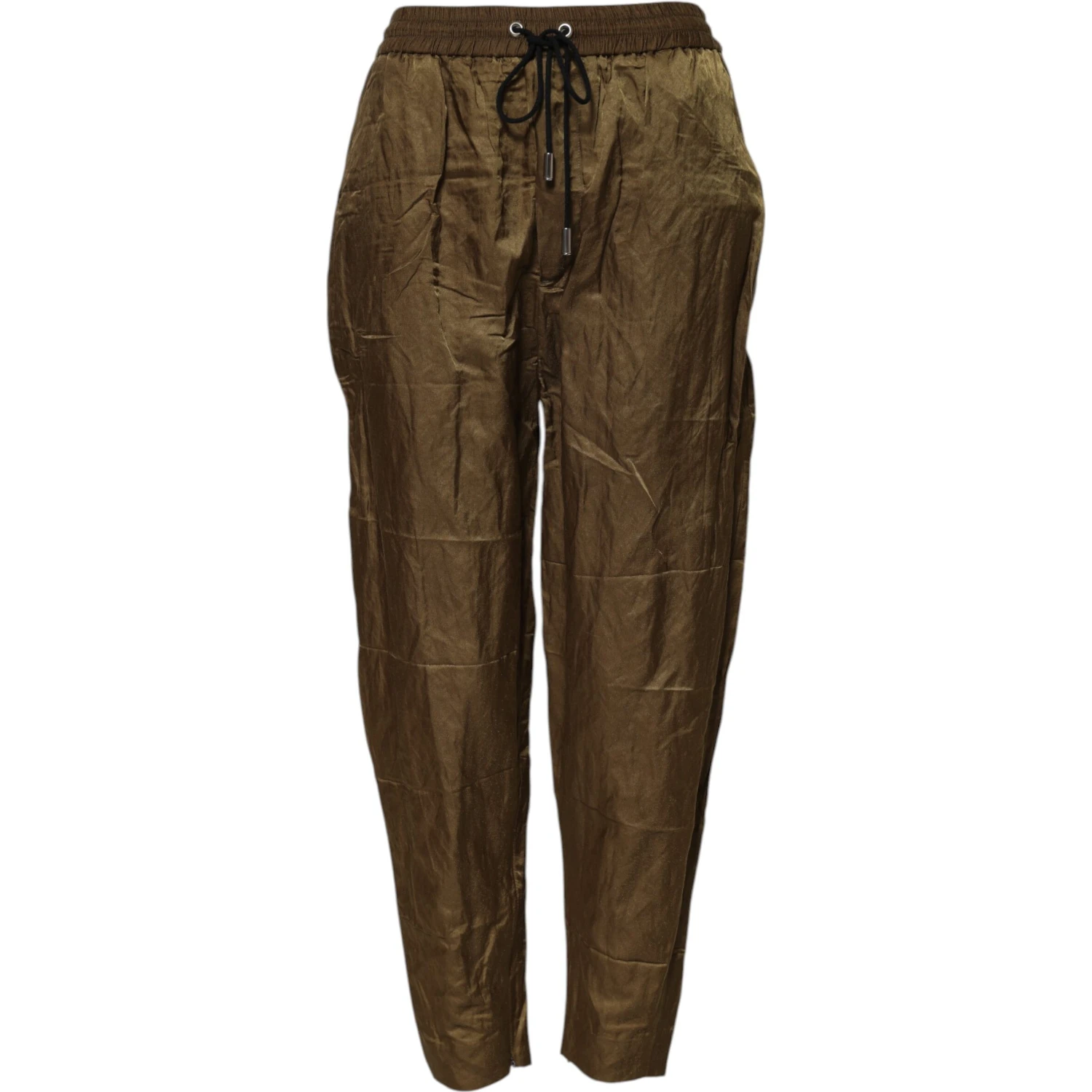 Brown Mid Waisted Women Sweatpants Pants