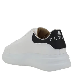 White Rubber Low Top Sneakers
