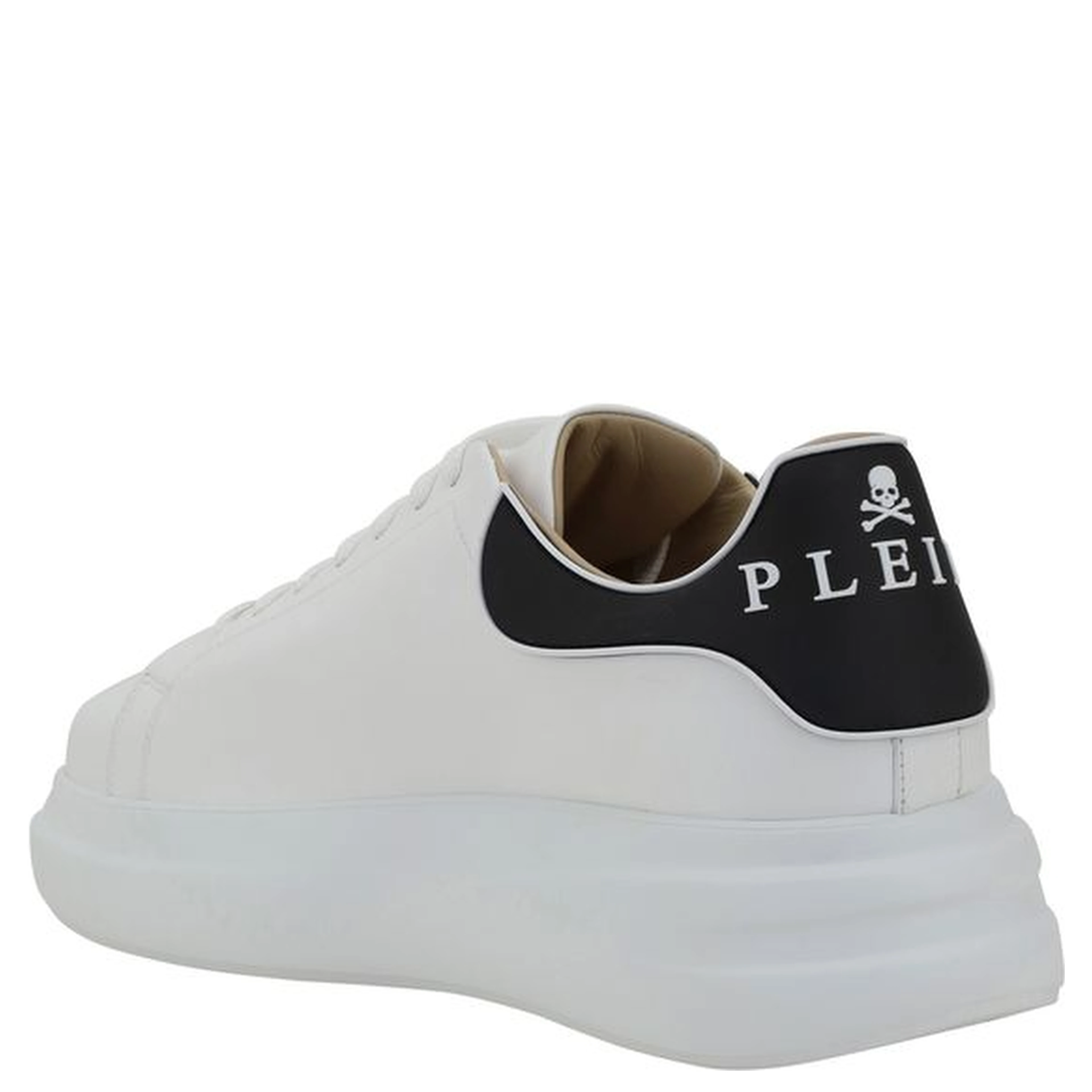 White Rubber Low Top Sneakers