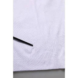 White Cotton Graphic Print Crew Neck T-shirt
