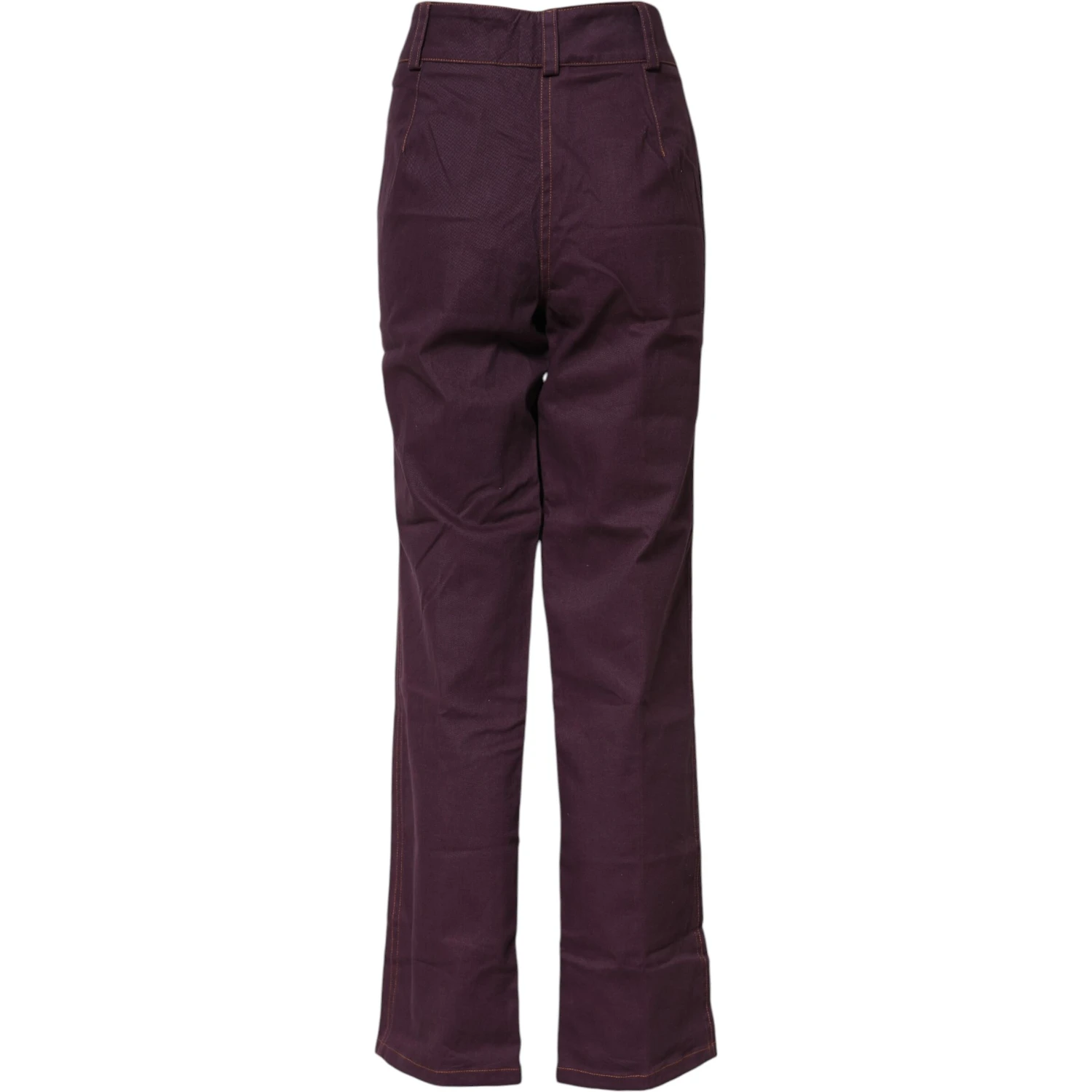 Purple High Waisted Tapered Pants