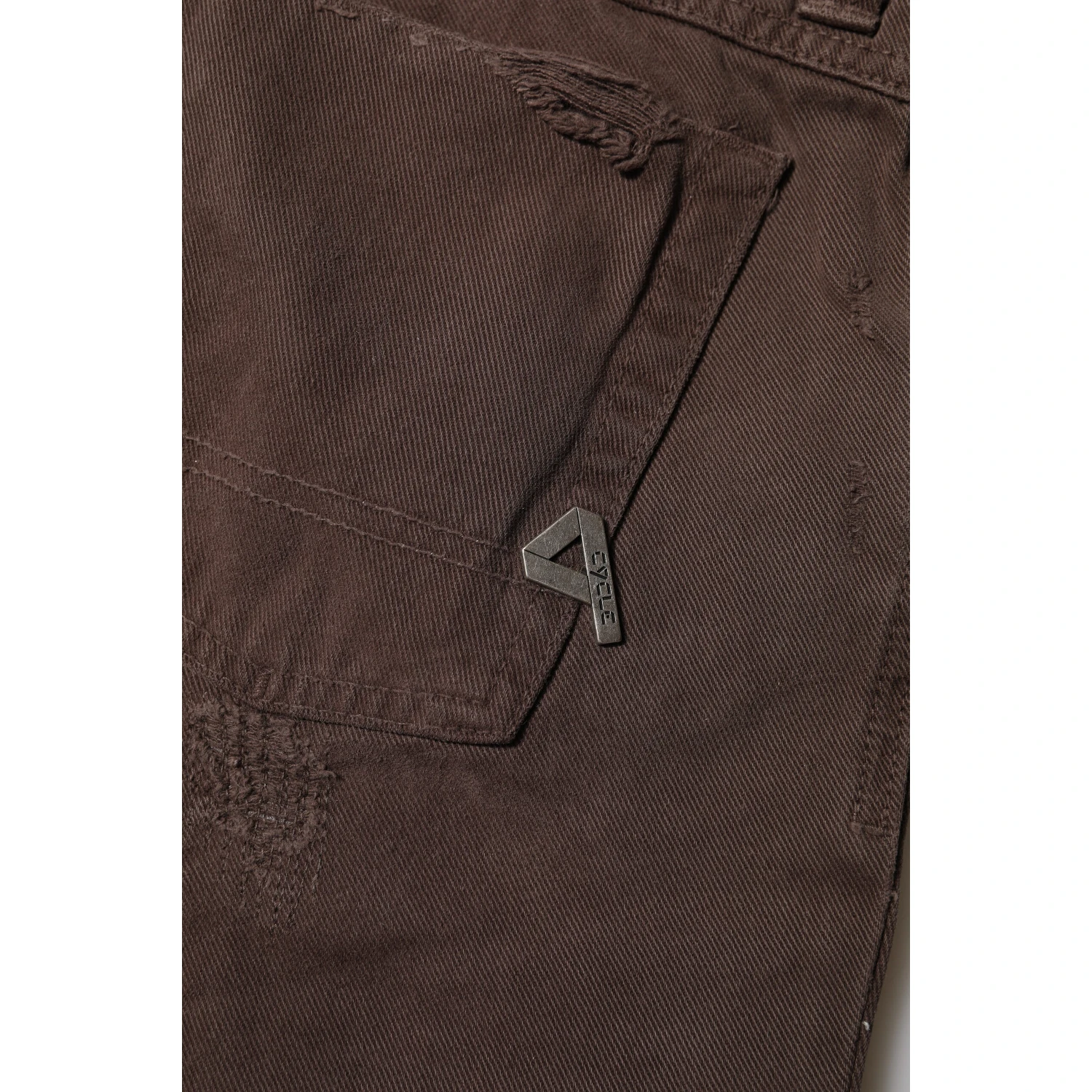 Brown Cotton Low Waist Skinny Casual Jeans