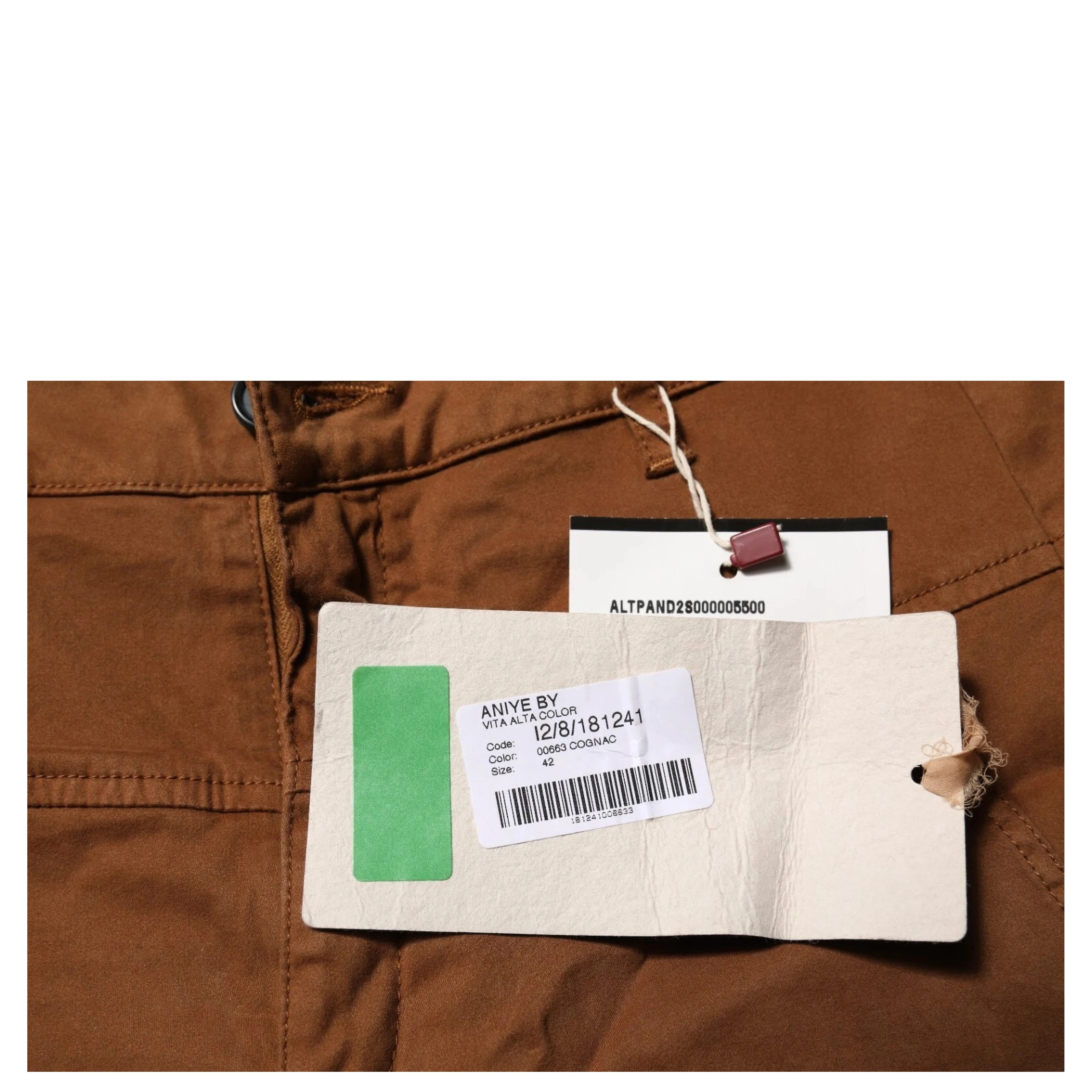 Brown High Waisted Flared Cut Pants