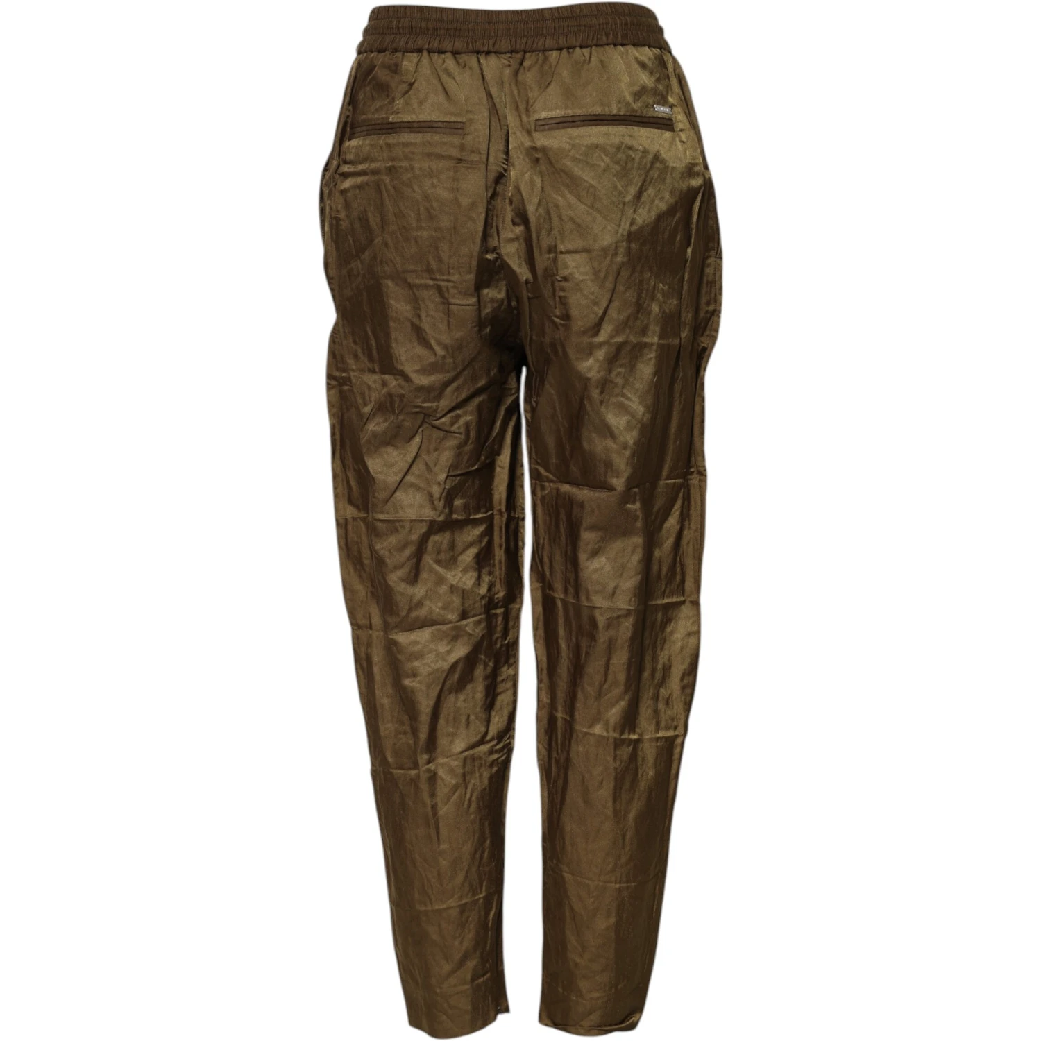 Brown Mid Waisted Women Sweatpants Pants