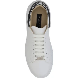 White Rubber Low Top Sneakers