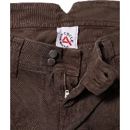 Brown Cotton Low Waist Skinny Casual Jeans