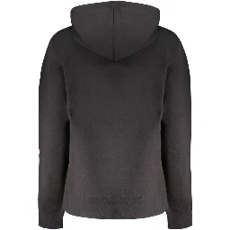 Black Cotton Women Sweater