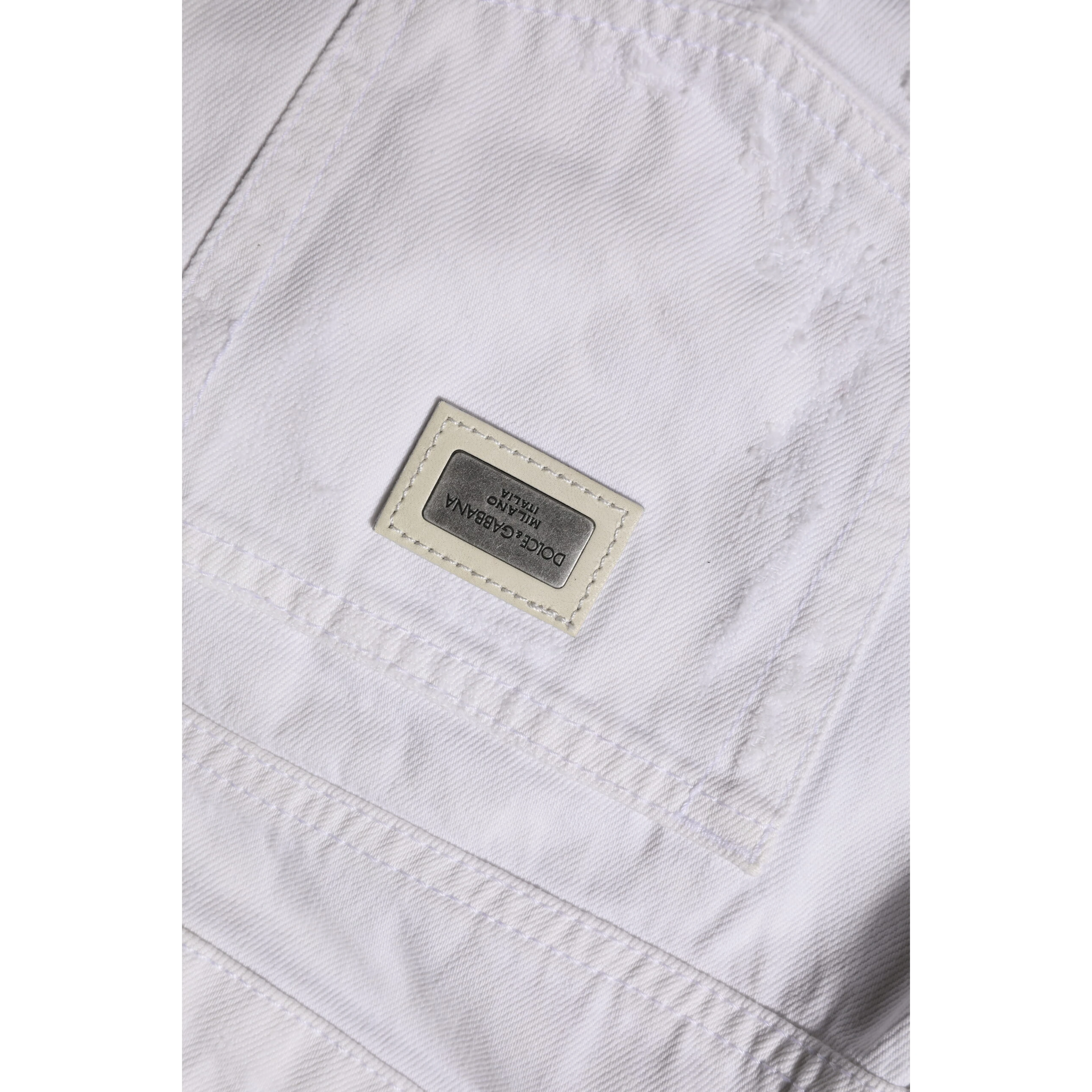 White Cotton Mid Waisted Women Denim Jeans