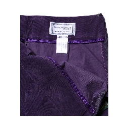 Purple High Waisted Flared Pants
