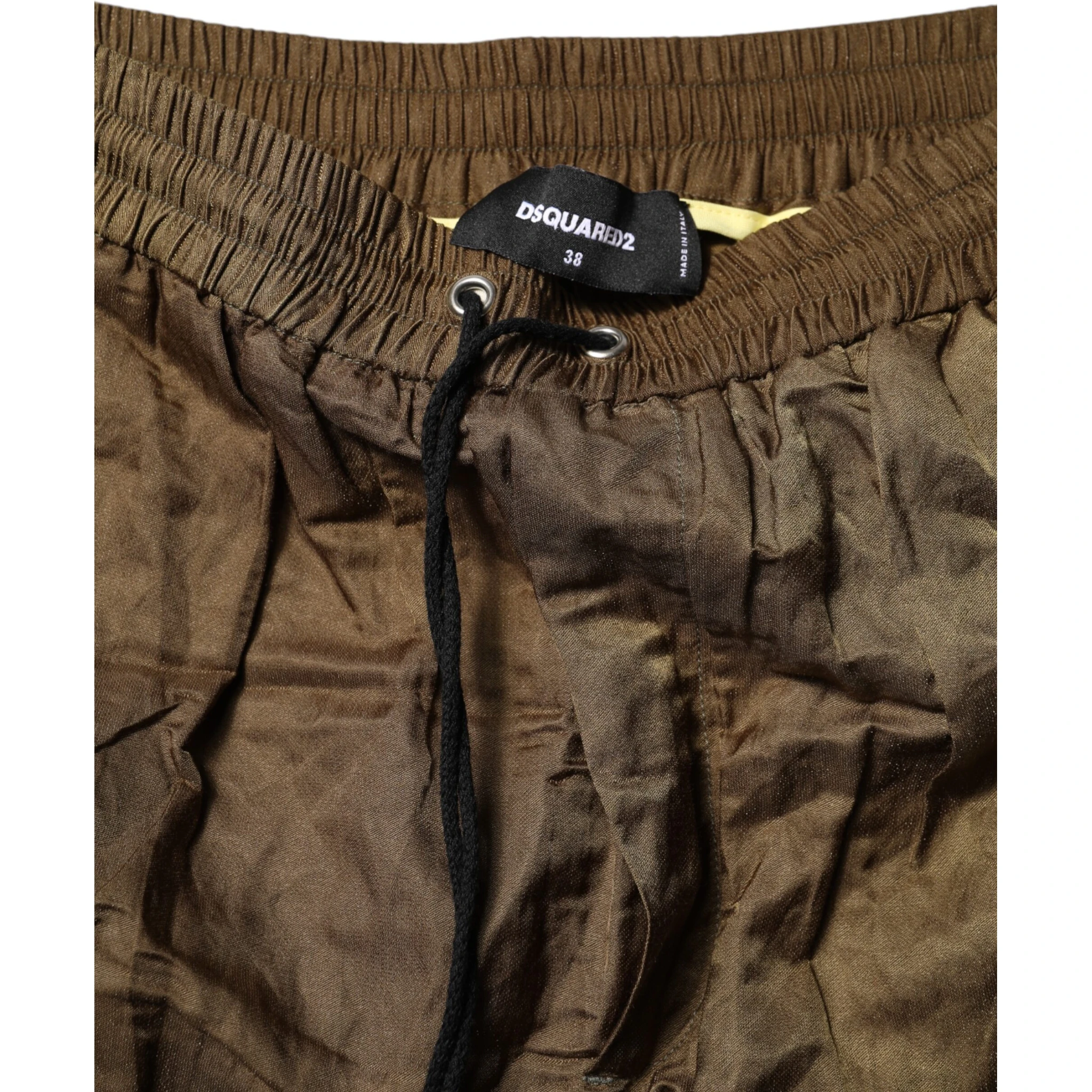 Brown Mid Waisted Women Sweatpants Pants