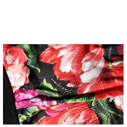 Multicolor Floral Legging Stretch Waist Pants