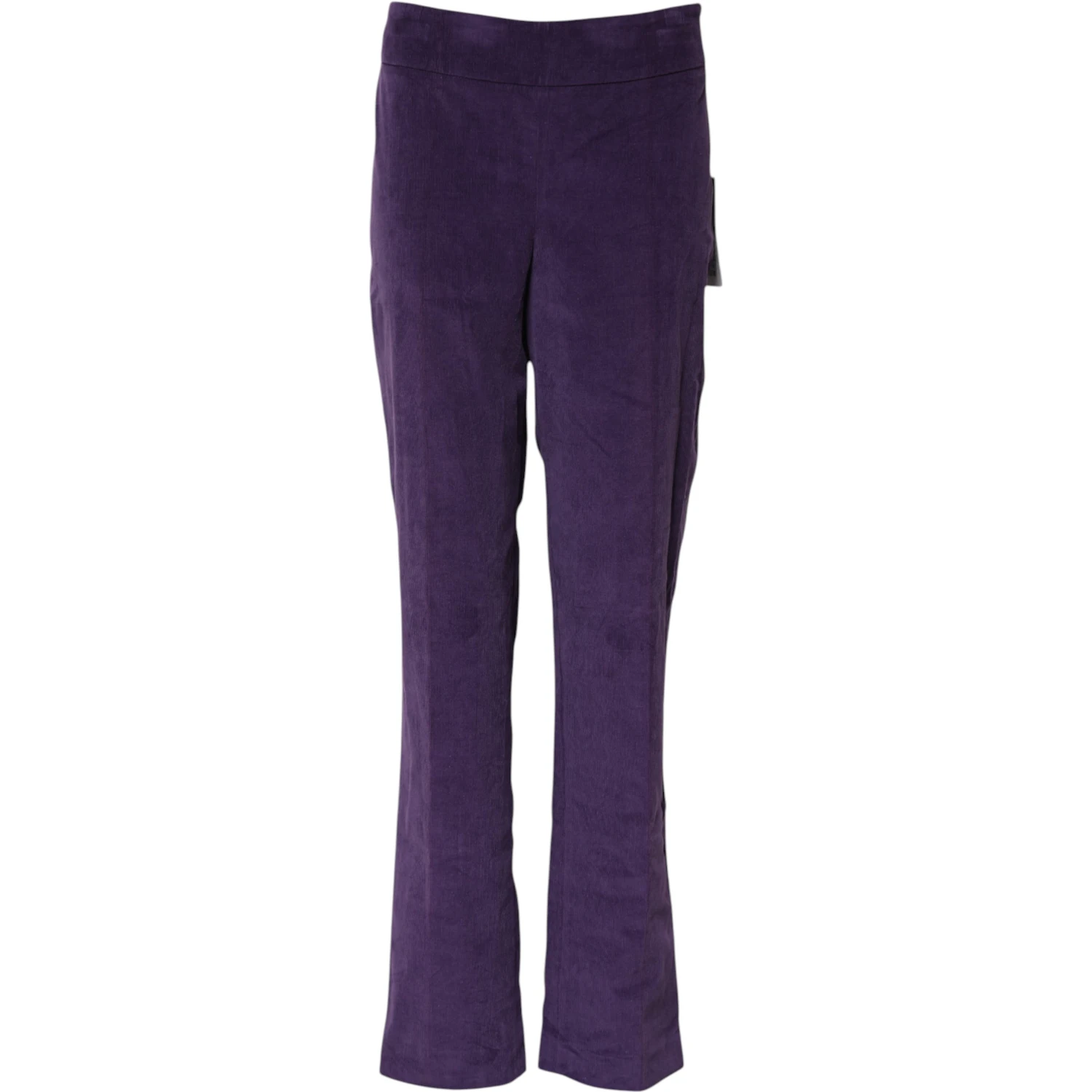Purple High Waisted Flared Pants