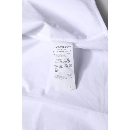 White Cotton GOLD Long Sleeves Formal Shirt