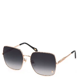 Gold Metal Women Sunglass