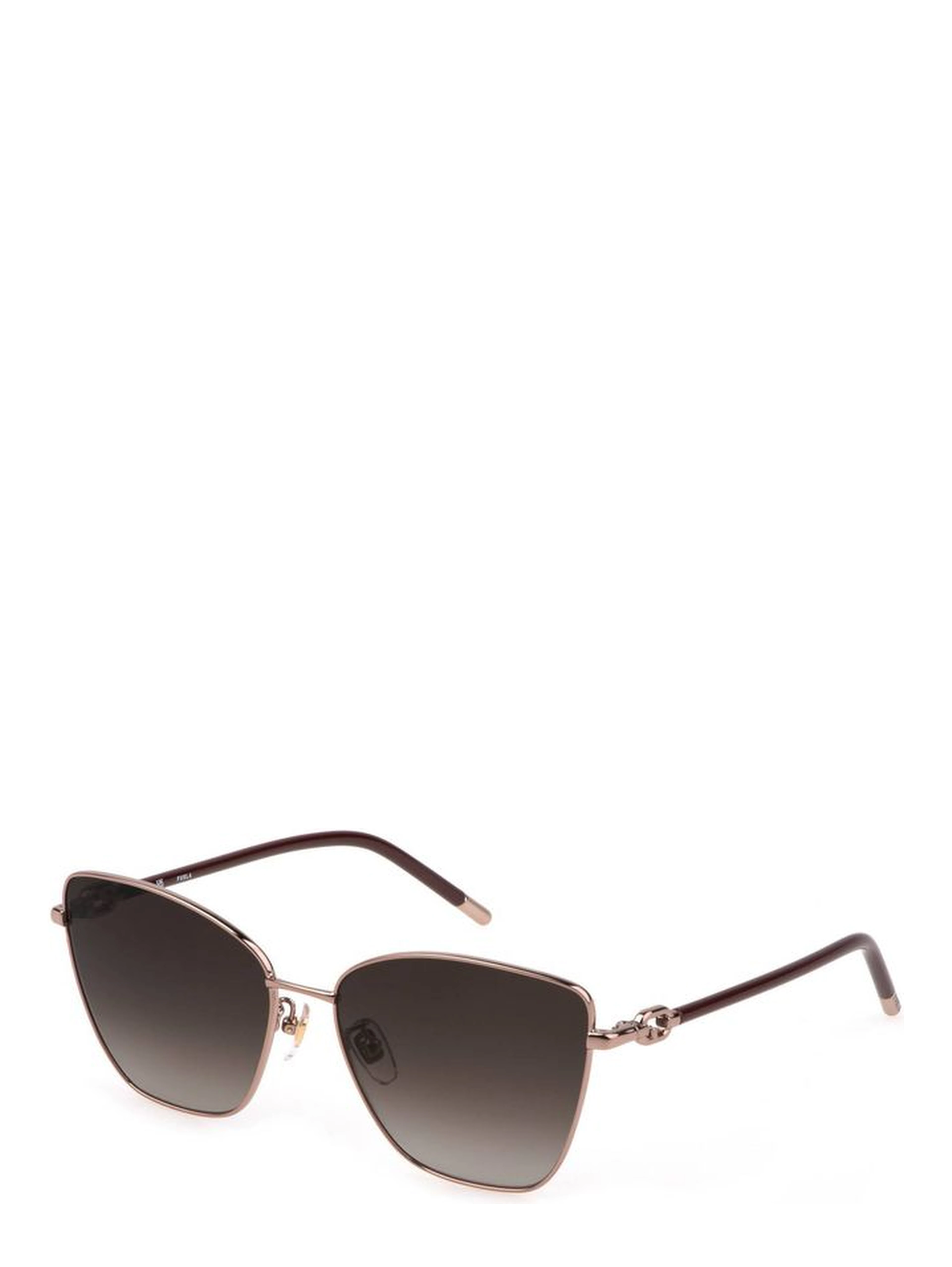 Gray Metal Women Sunglass