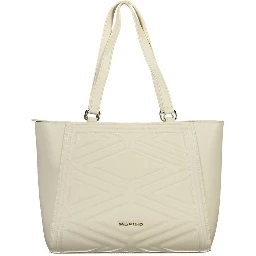 Beige Polyethylene Handbag