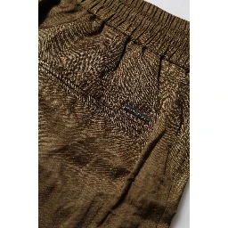 Brown Mid Waisted Women Sweatpants Pants