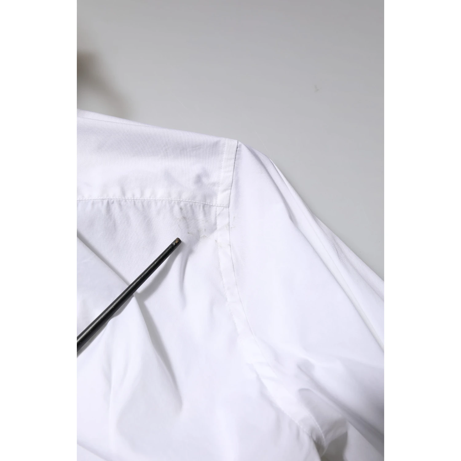 White Cotton GOLD Long Sleeves Formal Shirt