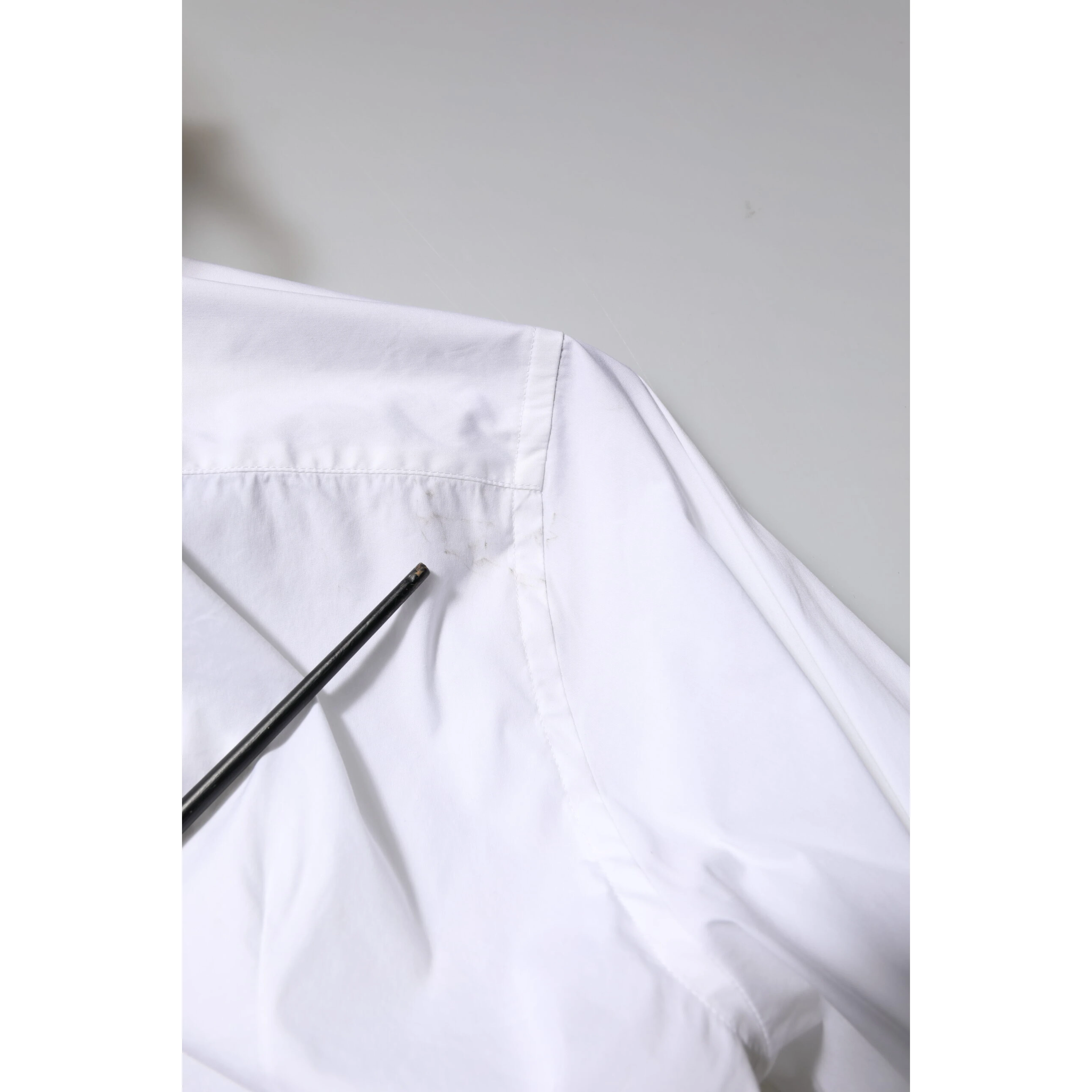 White Cotton GOLD Long Sleeves Formal Shirt