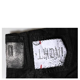 Black Cotton Slim Fit Denim Low Waist Denim Jeans