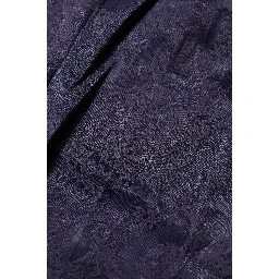 Purple Jacquard High Waisted Pants