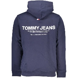 Blue Cotton Men Sweater