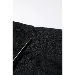 Black Cashmere Crew Neck Long Sleeves T-shirt