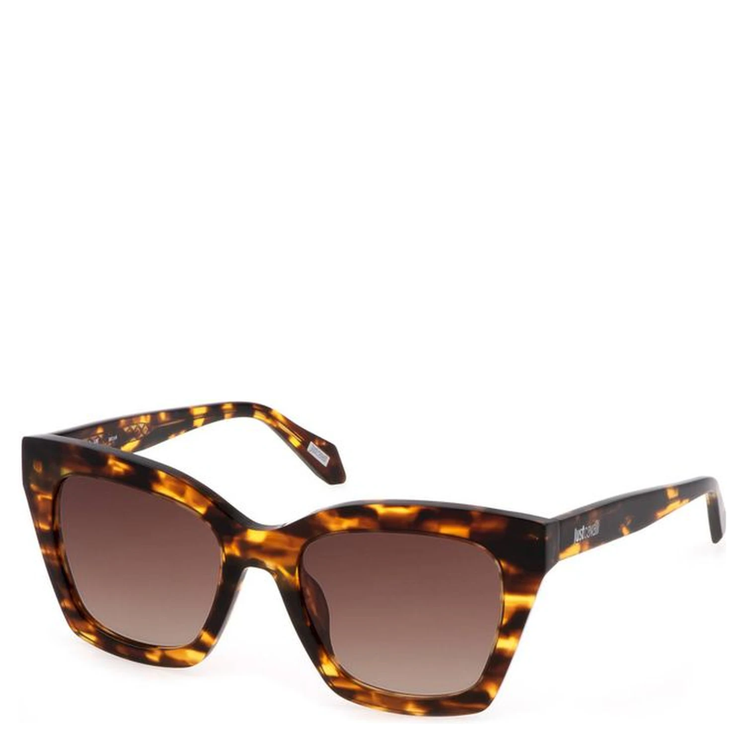 Brown Plastic Women Sunglass