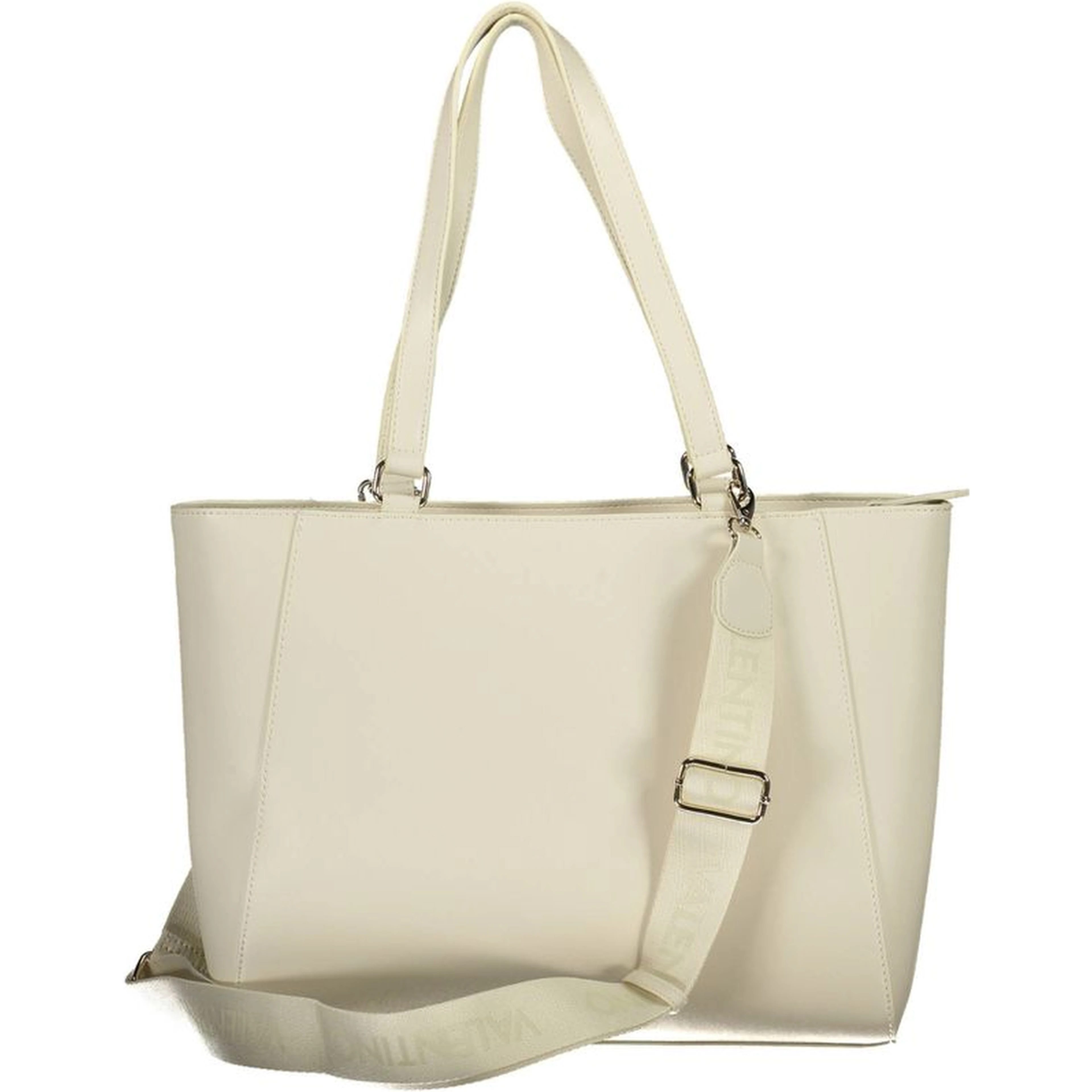 Beige Polyethylene Handbag