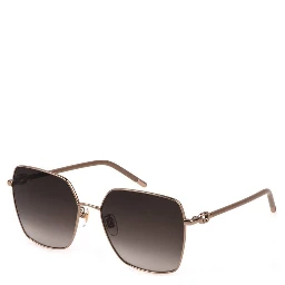 Gold Metal Women Sunglass