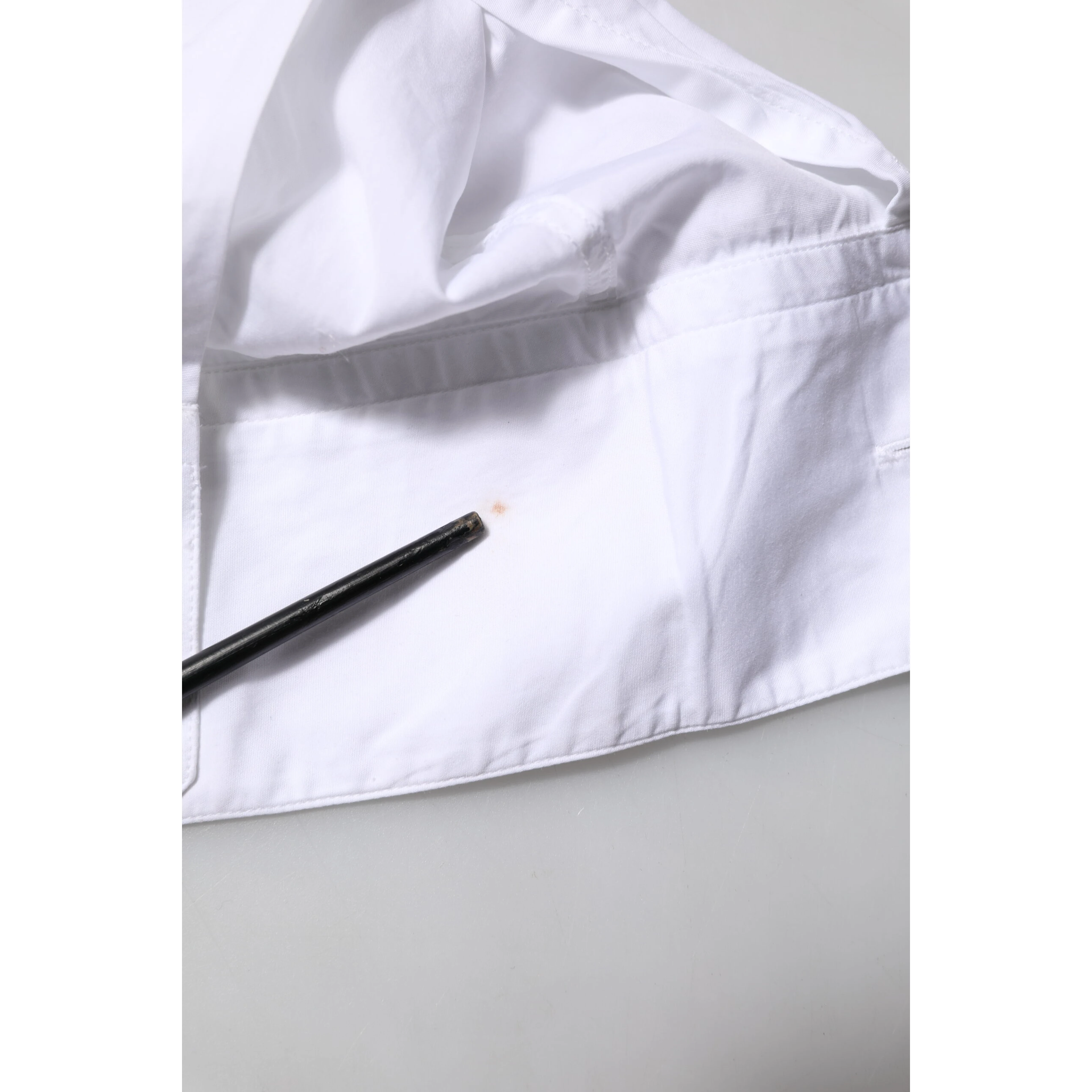 White Cotton Long Sleeves GOLD Formal Shirt