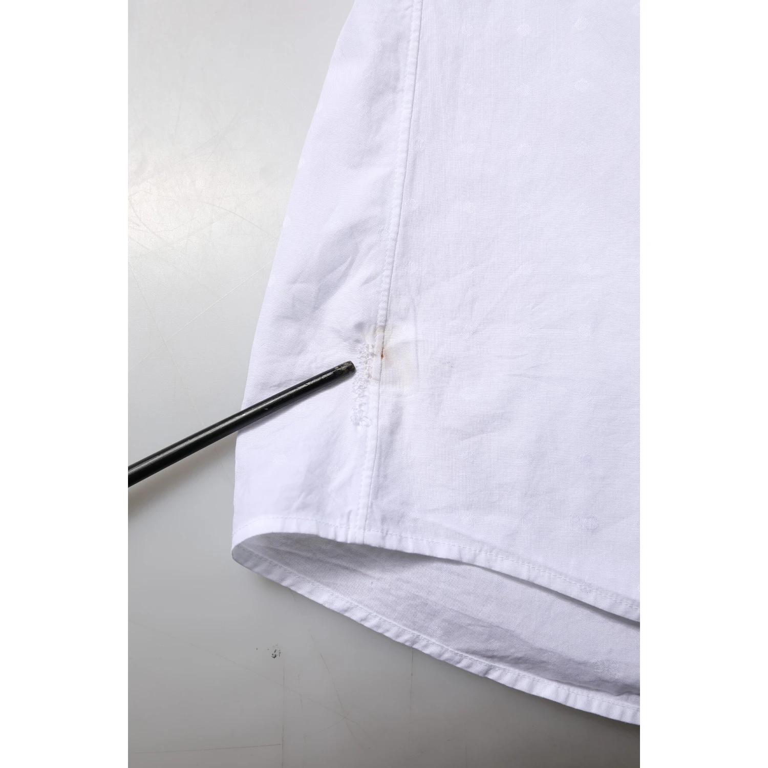 White Cotton GOLD Dress Formal Shirt