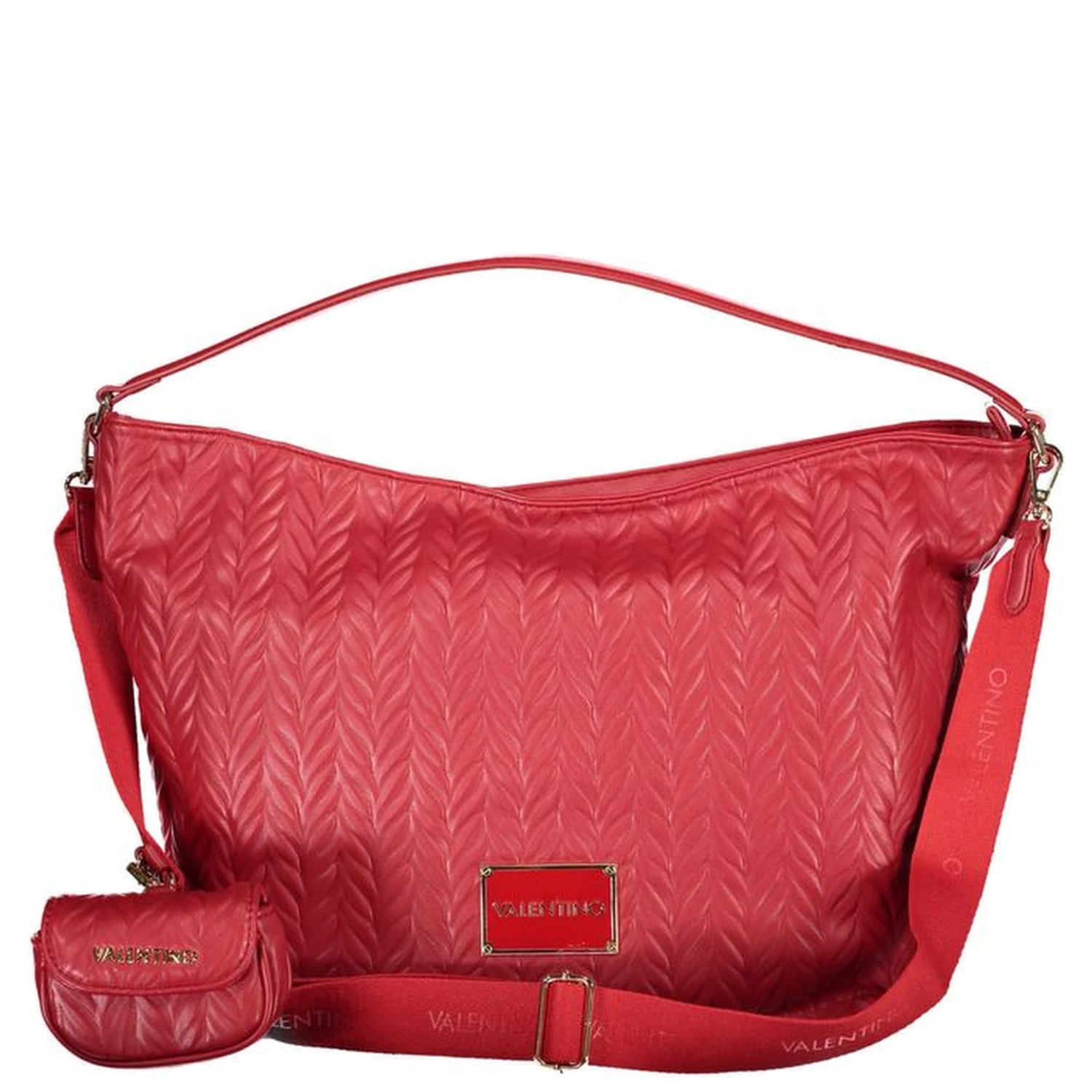 Red Polyethylene Handbag