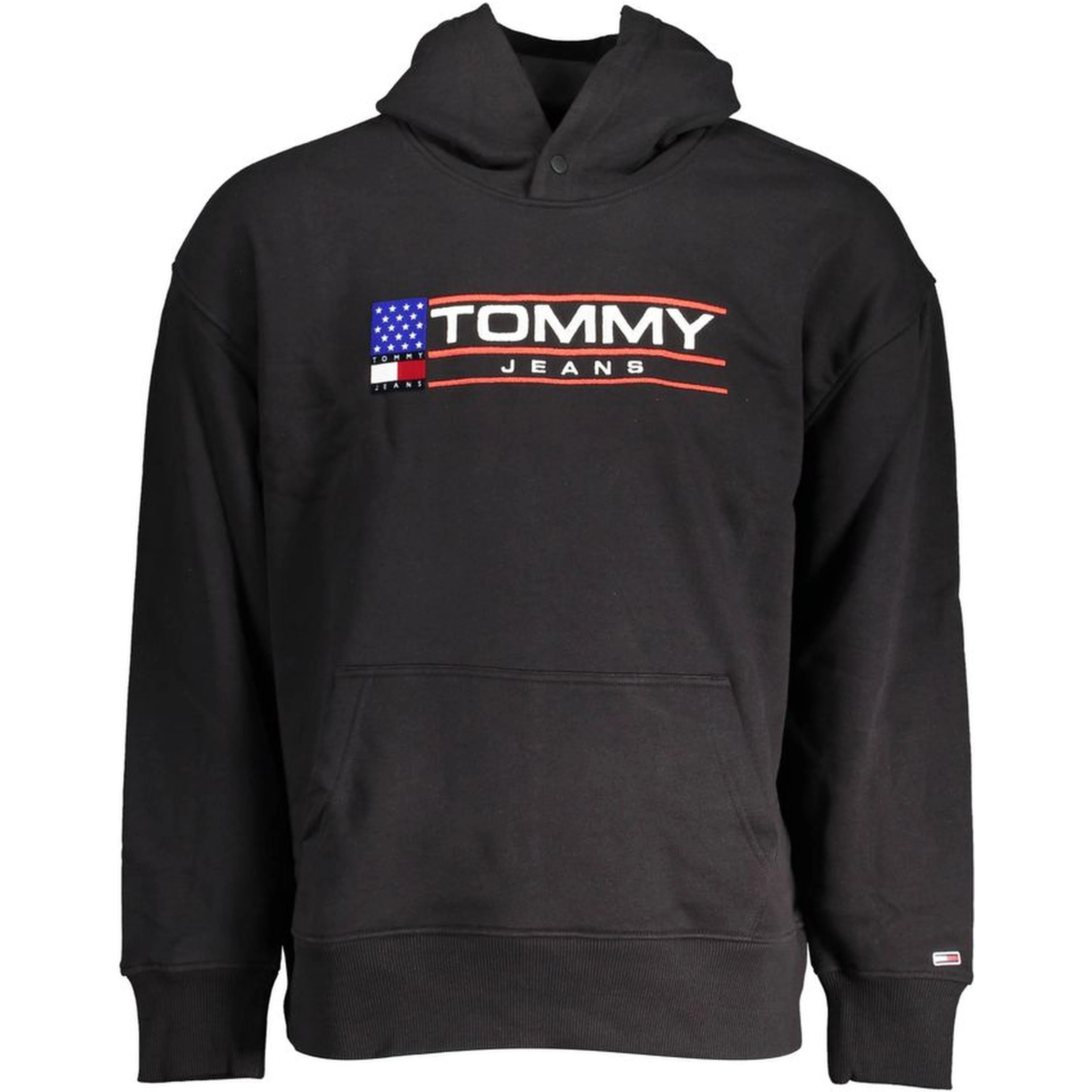 Black Cotton Men Sweater