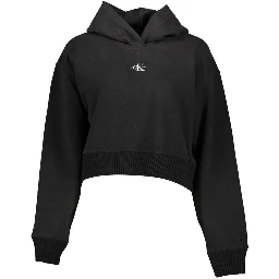 Black Cotton Women Sweater
