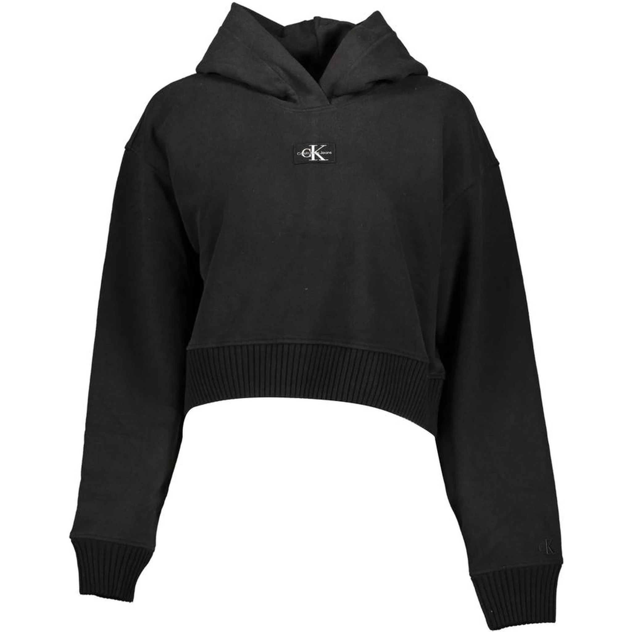 Black Cotton Women Sweater