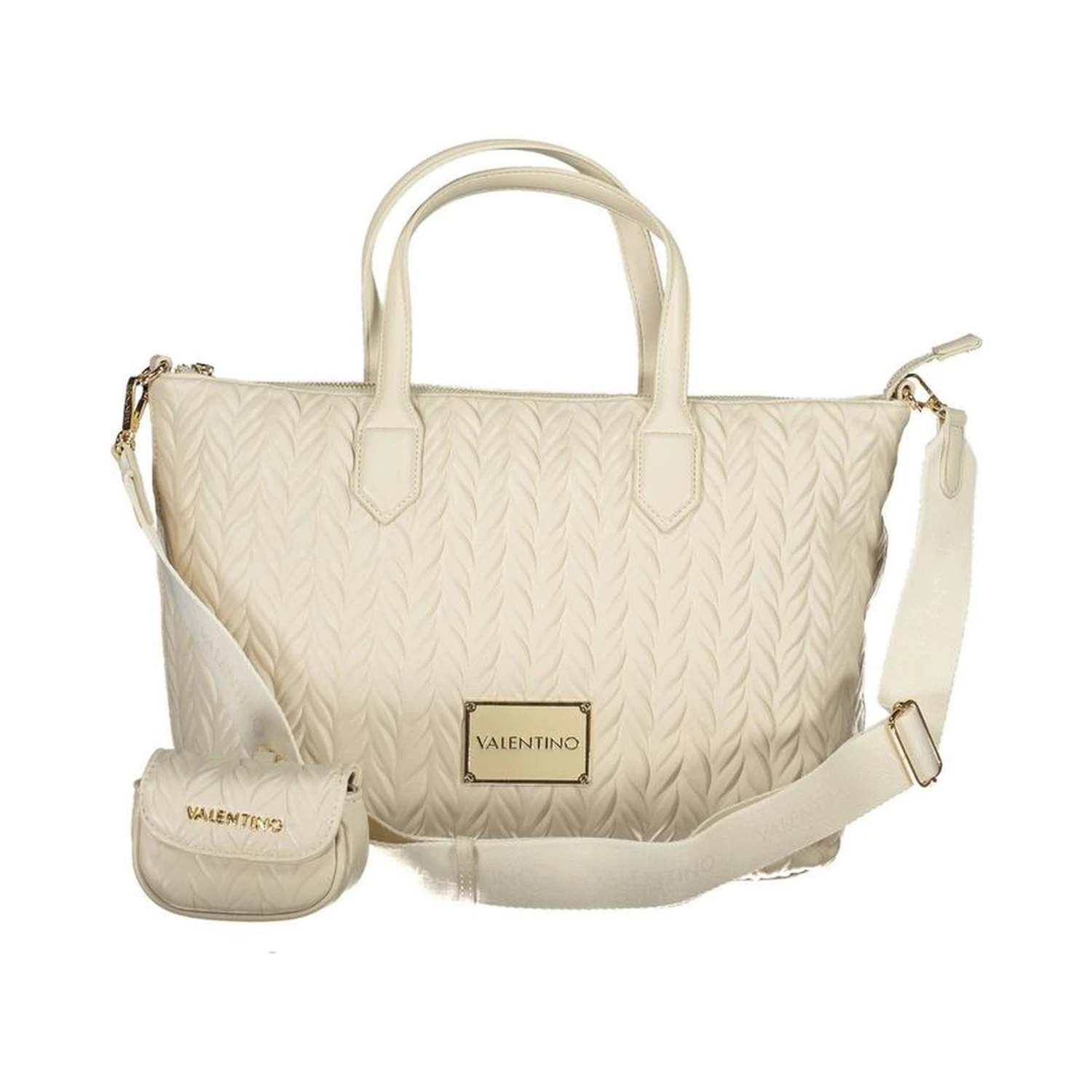 White Polyethylene Handbag