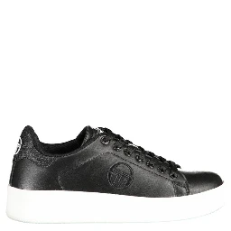 Black Polyester Sneaker
